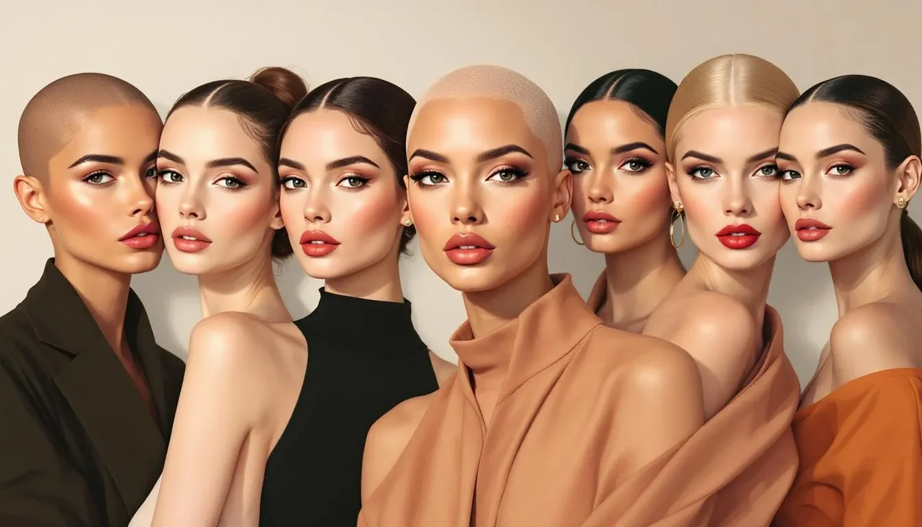 Illustrazione dei fattori che causano l'alopecia nelle donne.