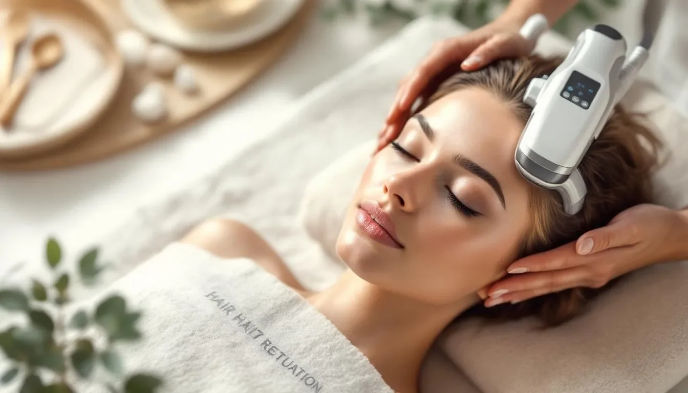 Trattamenti avanzati per la caduta dei capelli, inclusi trattamenti laser e trapianti.