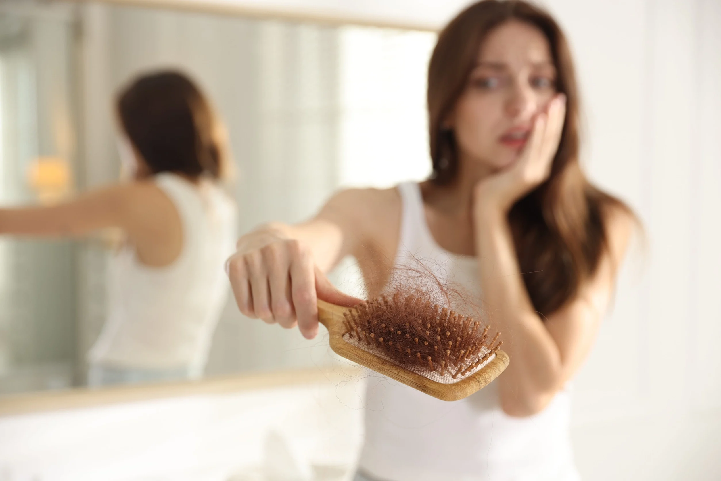 La quantità di capelli nella spazzola è importante per capirel'entità del problema in atto.